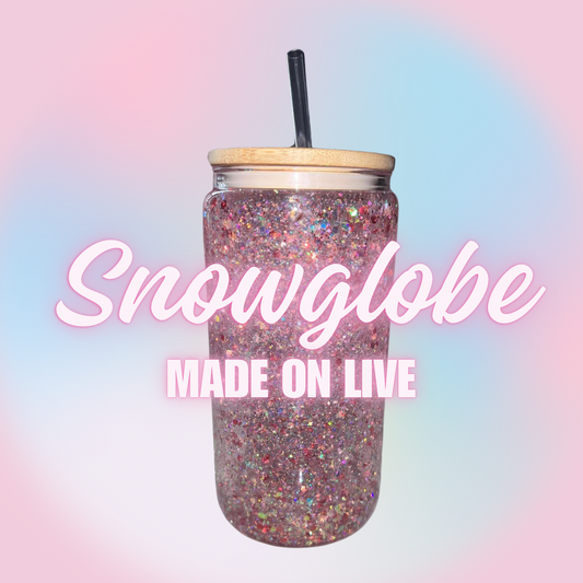 Make Your Own 16 ounce Glass Snowglobe