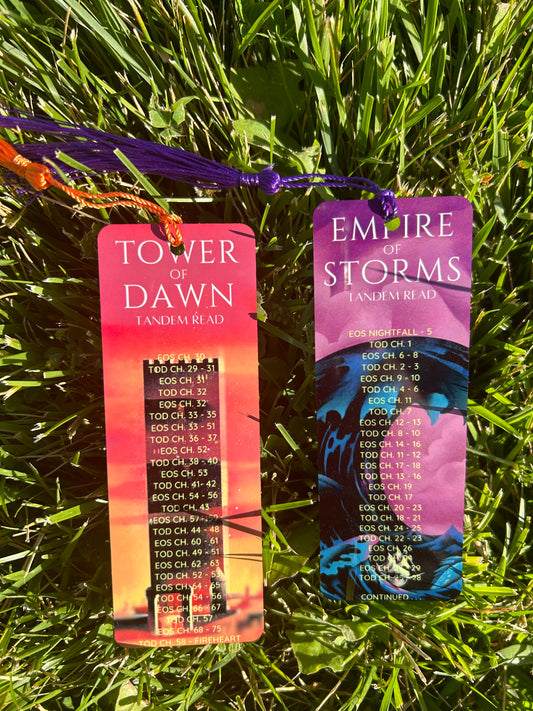 Throne of Glass Tandem Read Metal Bookmark Bundle