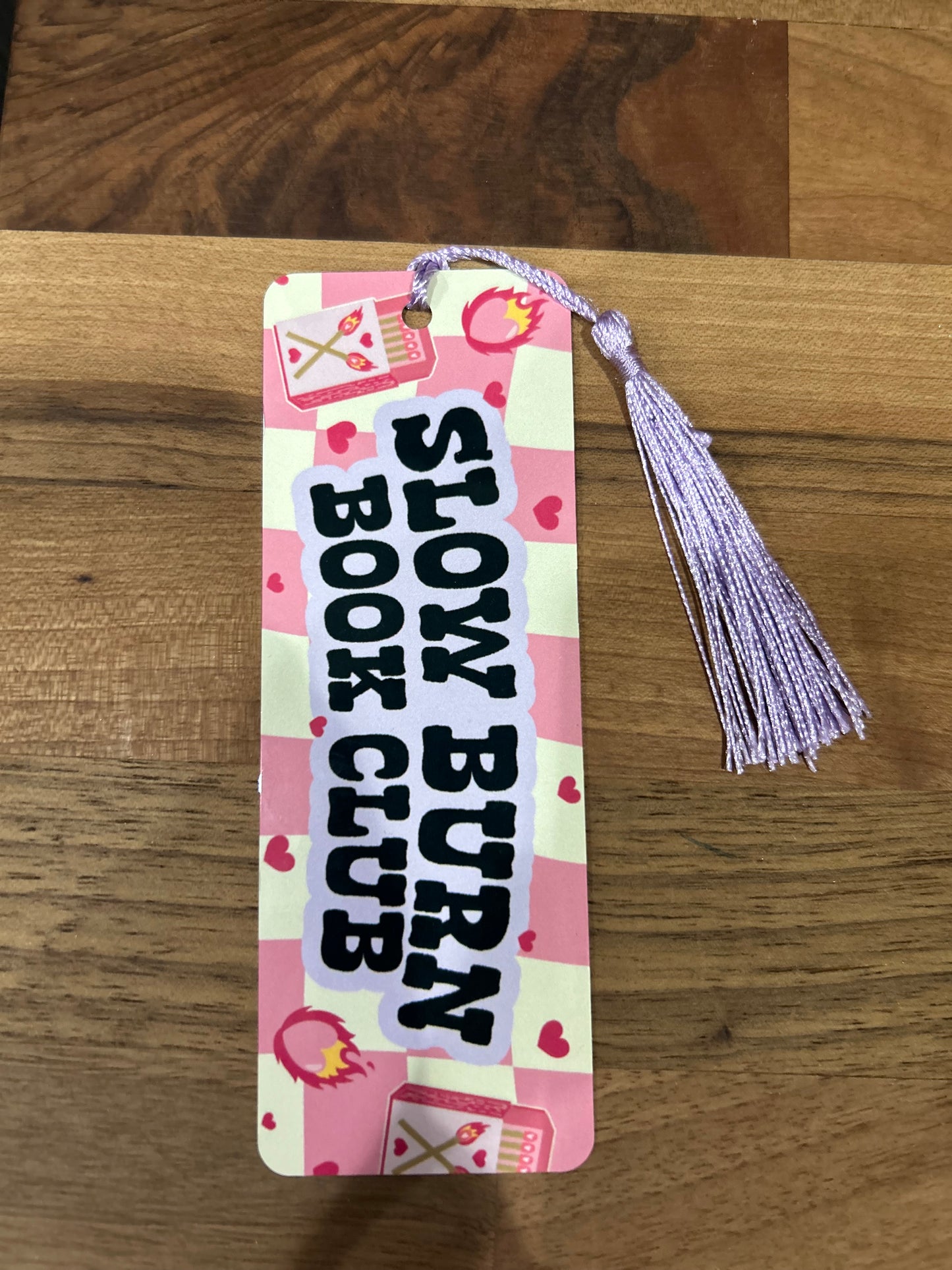 Slow Burn Book Club Bookmark