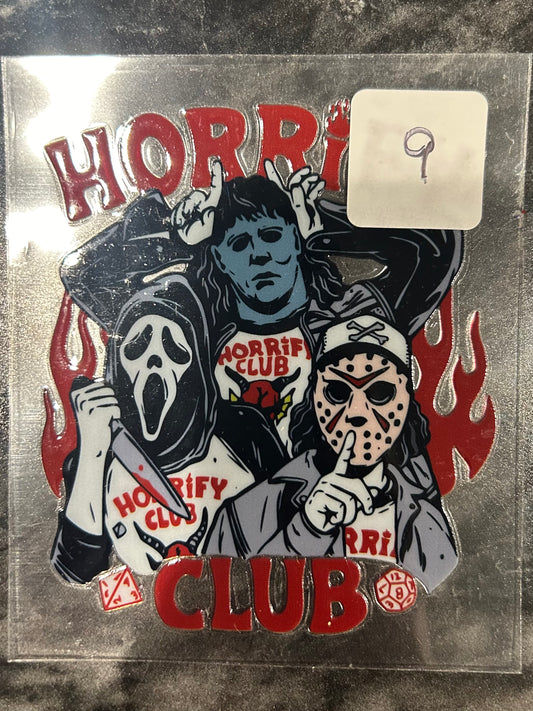 Horrify Club Decal