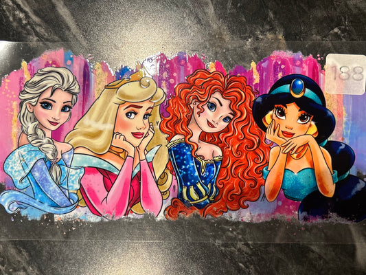 Princesses Wrap (Elsa, Aurora, Merida, Jasmine)