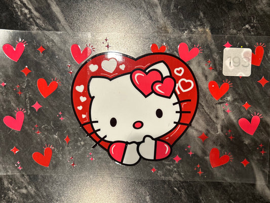 Red Hello Kitty Hearts Wrap