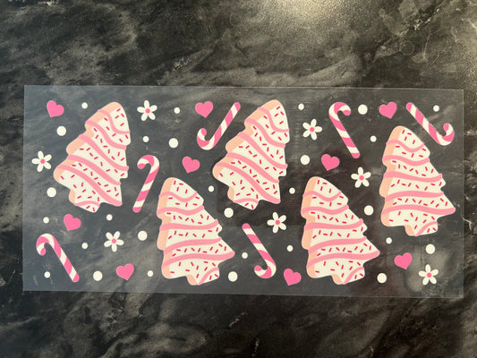 Pink Debbie Christmas Wrap