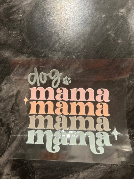 Dog Mama Stacked Decal