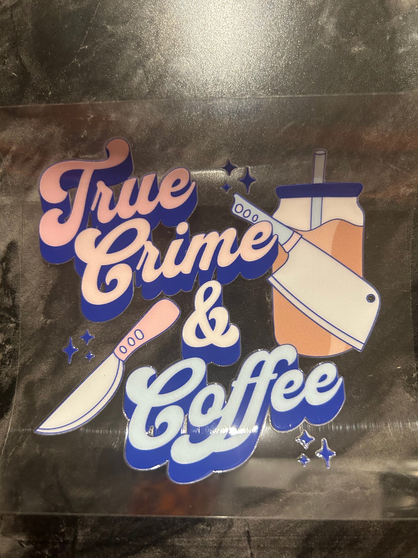 True Crime & Coffee Decal