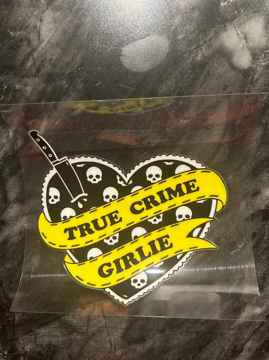 True Crime Girlie Decal